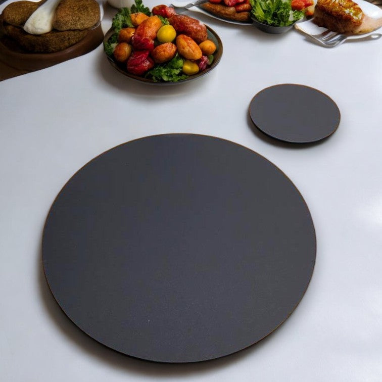 Round Placemats & Coasters - Matt Colours