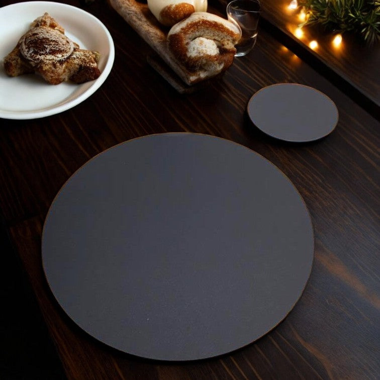 Round Placemats & Coasters - Matt Colours