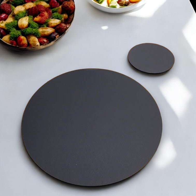 Round Placemats & Coasters - Matt Colours