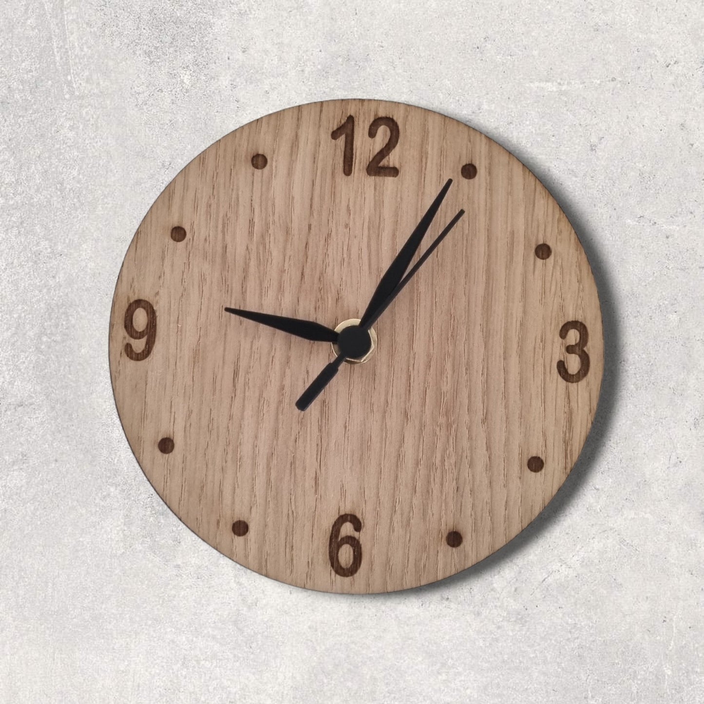 Round Clock - Wooden