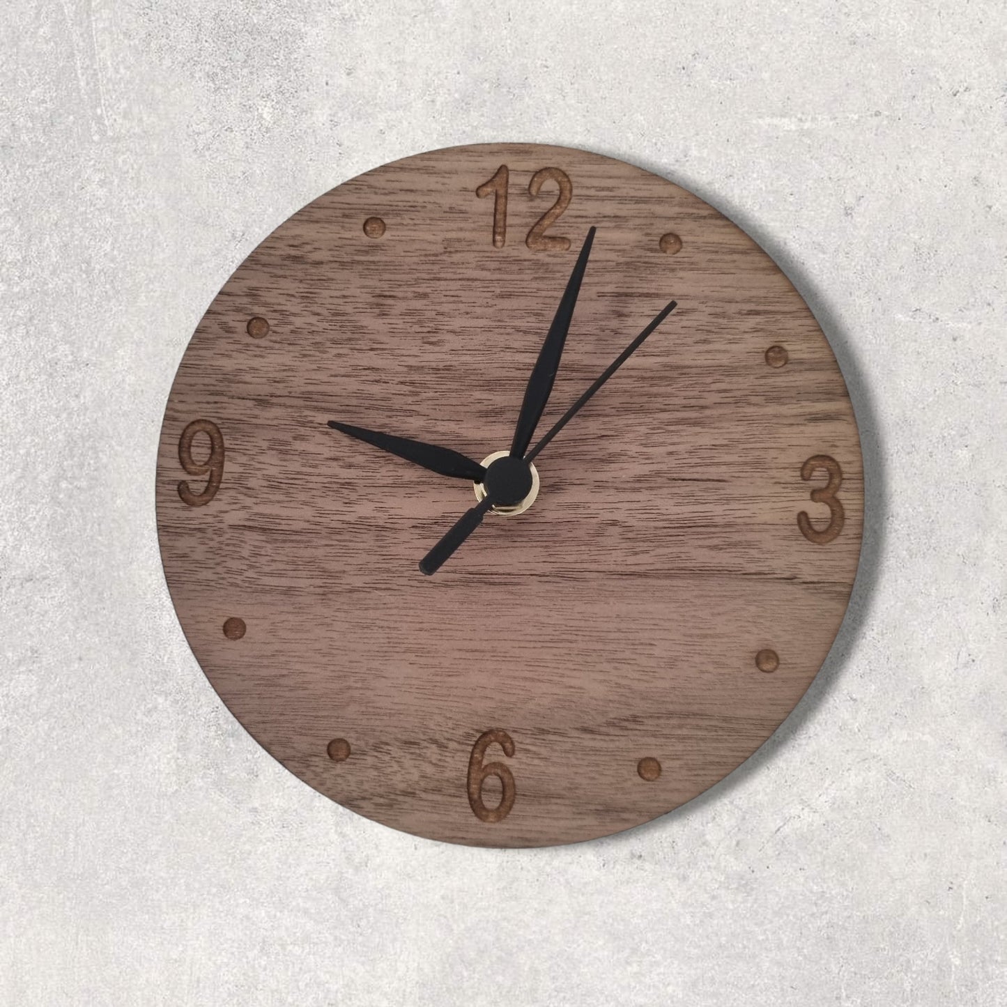 Round Clock - Wooden