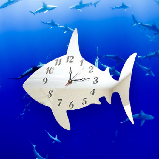 Shark Shaped Clocks - Many Colour Choices