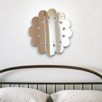 Spiral Circles Shaped Round Acrylic Mirrors, Bespoke Sizes & Engraving Services