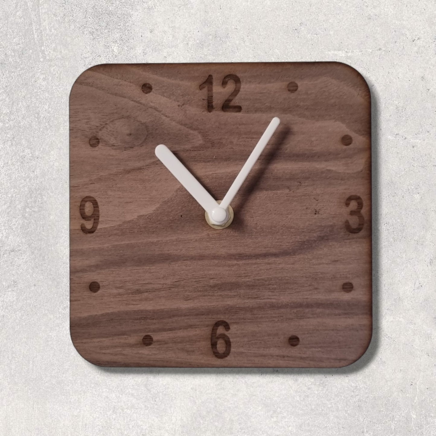 Square Clock - Wooden