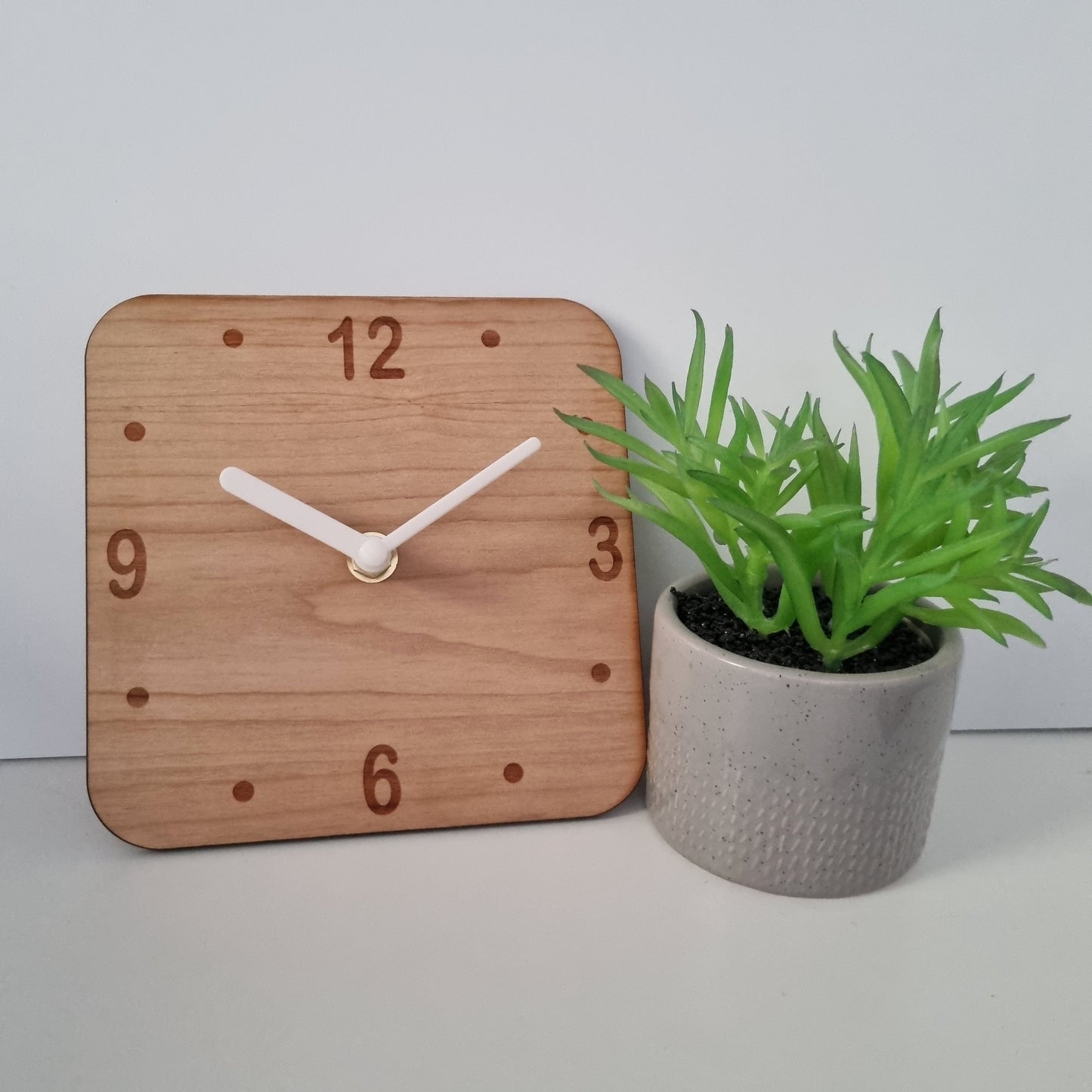 Square Clock - Wooden