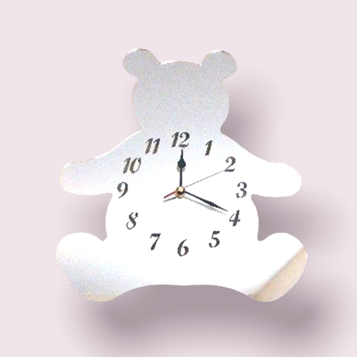 Teddy Bear Shaped Clocks - Many Colour Choices