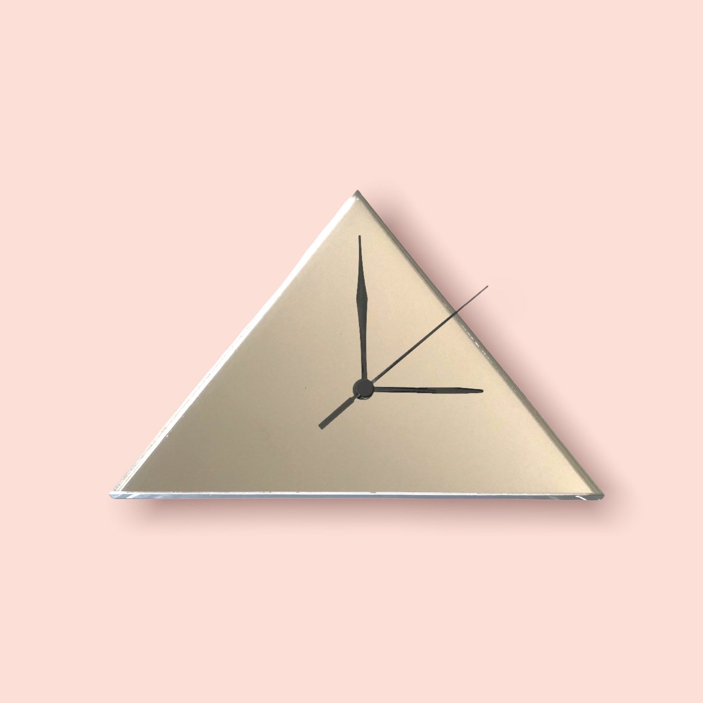 Triangle Shaped Clocks - Many Colour Choices