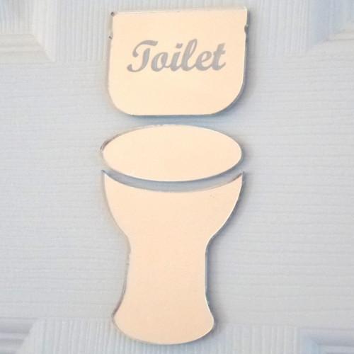 Engraved Toilet Door Sign