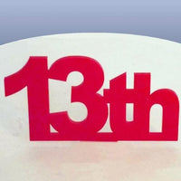 13th Birthday Cake Topper