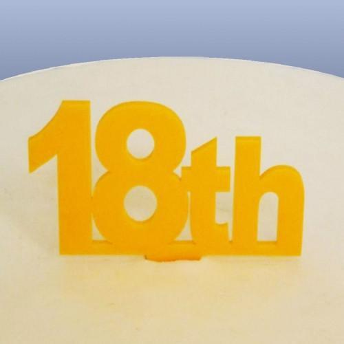 18th Birthday Cake Topper