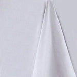 Light Grey Round Tablecloth