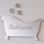 Engraved Bathroom Door Sign