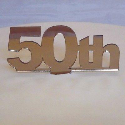 50th Birthday Cake Topper