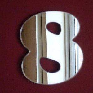 Number 8 Mirrors, Custom Made - Font, Colour & Sizes