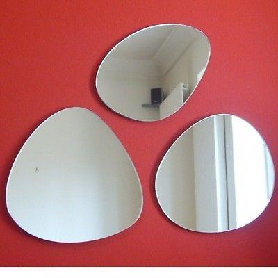 Group of Pebbles Shaped Mirrors