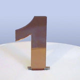 A Full Set of 13 Contemporary Numbers Cake Topper