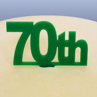 70th Birthday Cake Topper