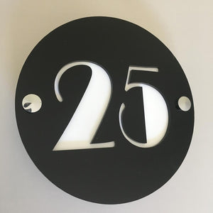 Round House Number Signs