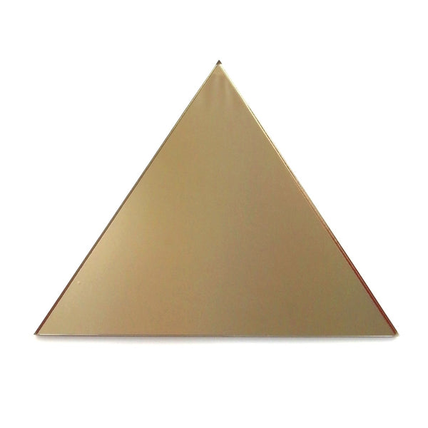 Triangular Tiles - Bronze Mirror