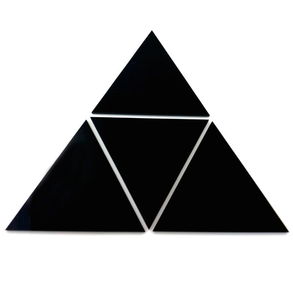 Triangular Tiles - Black