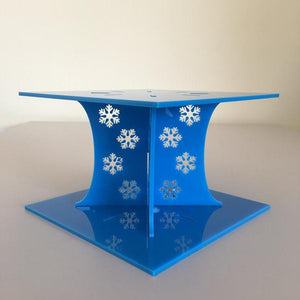 Frozen Snowflake Design Square Wedding/Party Cake Separator