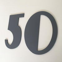House Numbers & Letters Flat Finish - Art Deco