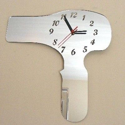 Hairdryer Shaped Clocks - Many Colour Choices