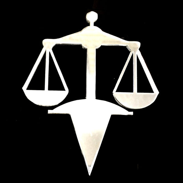 Scales of Justice Cake Toppers