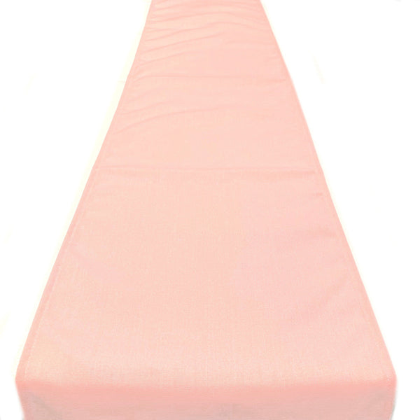 Light Pink Soft Cotton Linen Feel Table Runners
