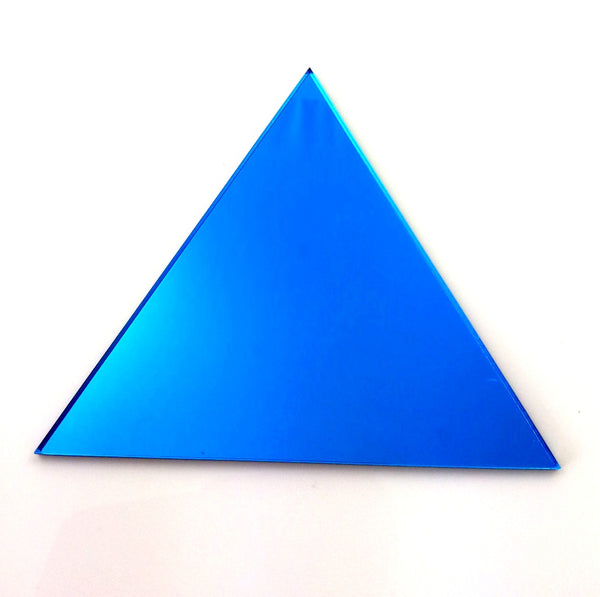 Triangular Tiles - Blue Mirror