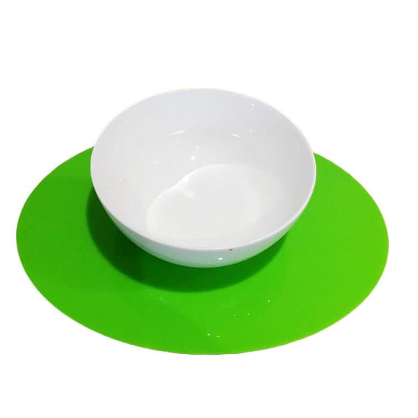 Oval Placemat Set - Lime Green
