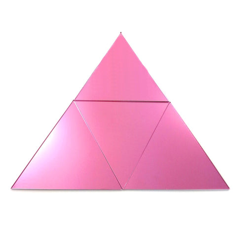 Triangular Tiles - Pink Mirror