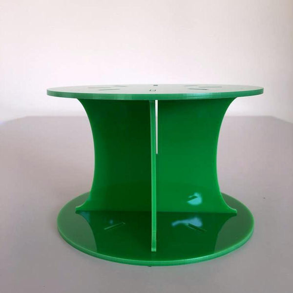 Classic Round Wedding/Party Cake Separator - Bright Green