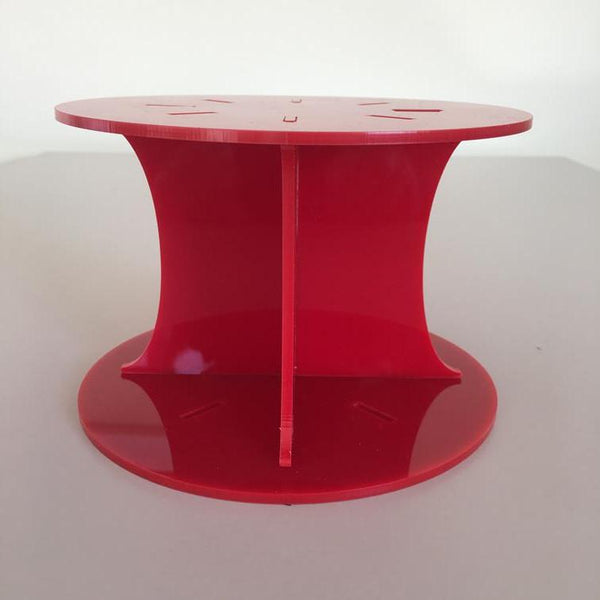 Classic Round Wedding/Party Cake Separator - Red