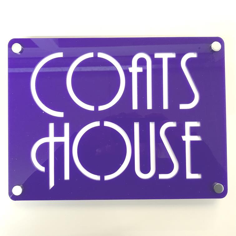 Rectangular House Name Signs