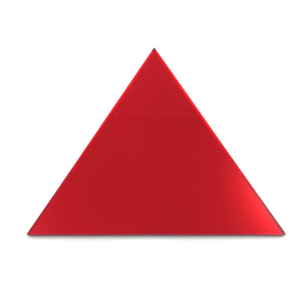 Triangular Tiles - Red Mirror