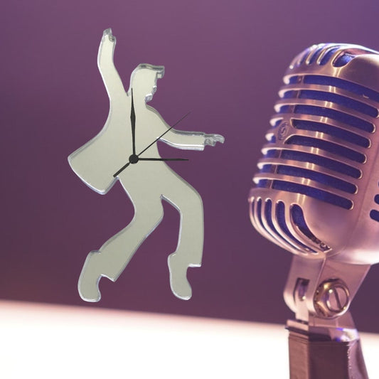 Rock 'n' Roll Shaped Clocks - Many Colour Choices