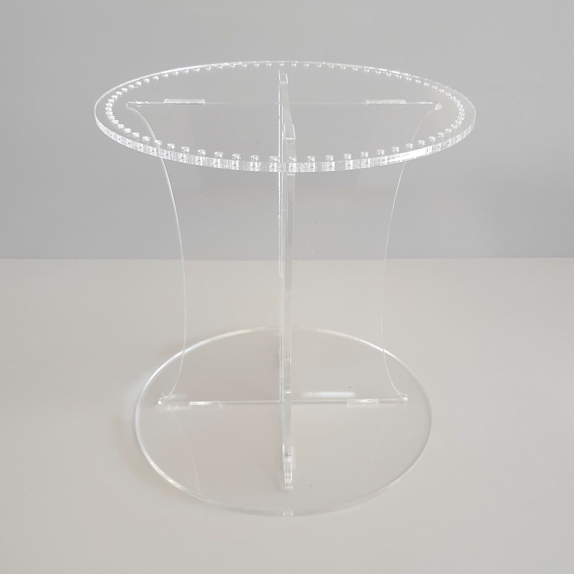 Round Acrylic Wedding/Party Cake Separator Stand For Crystals - Crystals Not Included