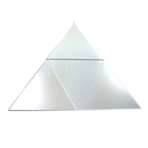 Triangular Tiles - Silver Mirror