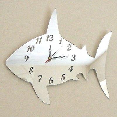 Shark Shaped Clocks - Many Colour Choices