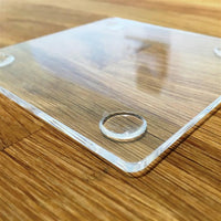Square Placemat and Coaster Set - Clear