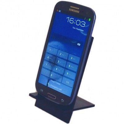 Black Desktop Smart Phone/Mini Tablet Stand