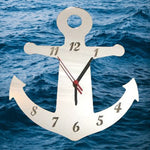Anchor Shaped Clocks - Many Colour Choices