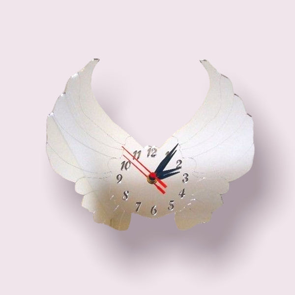 Angel Wings Shaped Clocks - Many Colour Choices