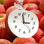 Apple Shaped Clocks - Many Colour Choices