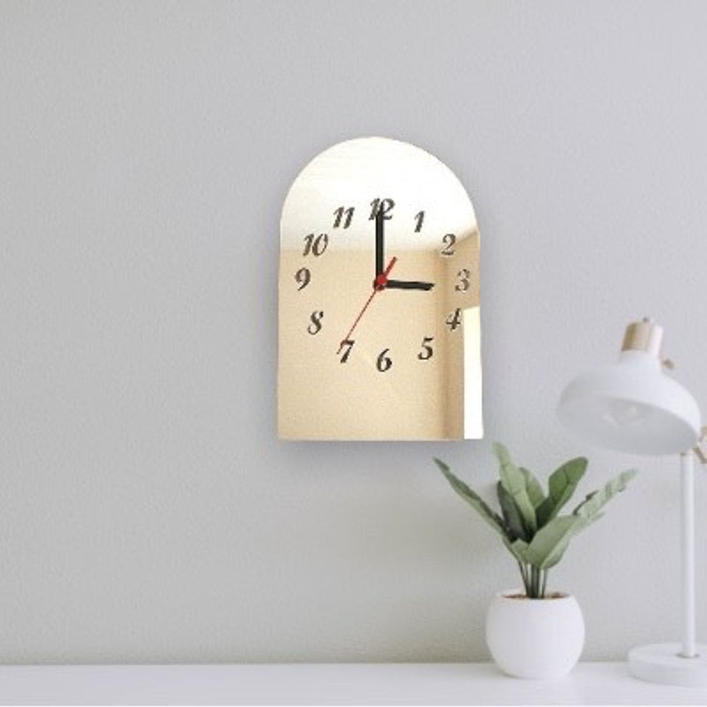 Arch Shaped Clocks - Many Colour Choices