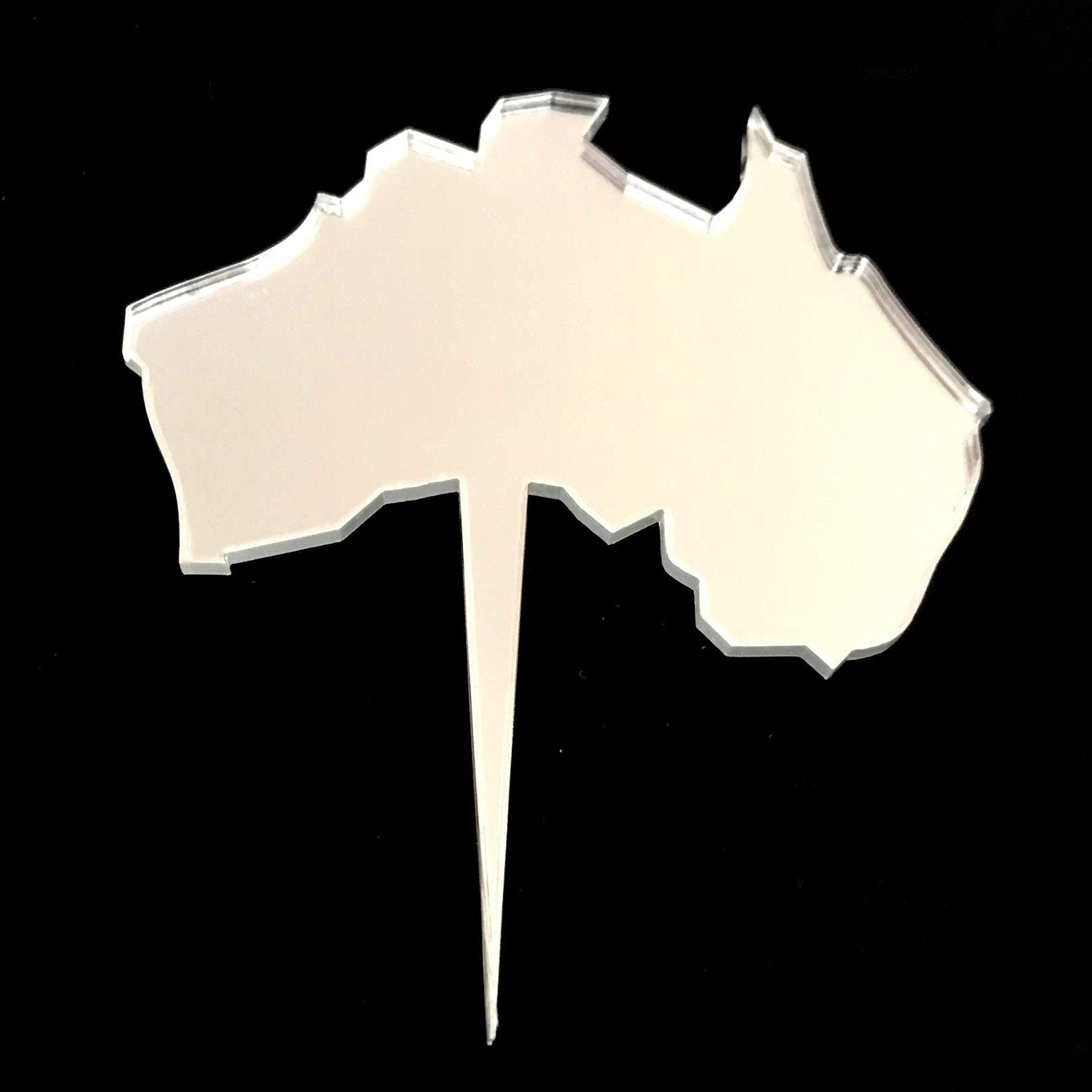 Australia Map Shaped Cake Toppers