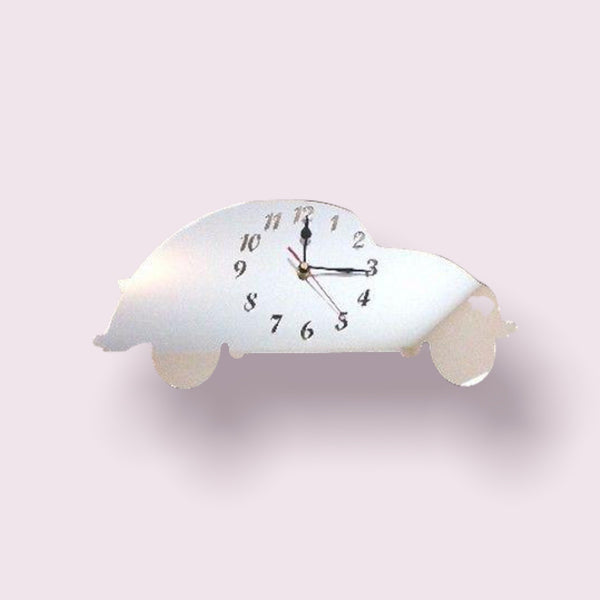 Beetle Car Shaped Clocks - Many Colour Choices