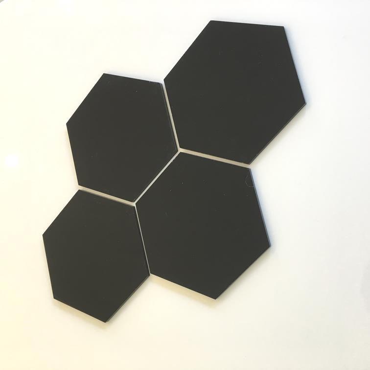 Hexagon Tiles - Black