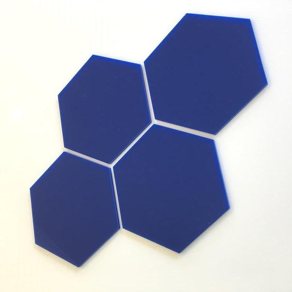 Hexagon Tiles - Blue